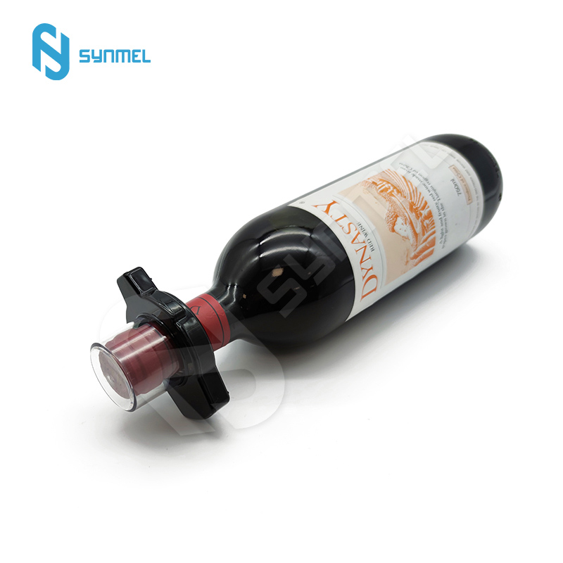 How do I open an EAS wine bottle cap?