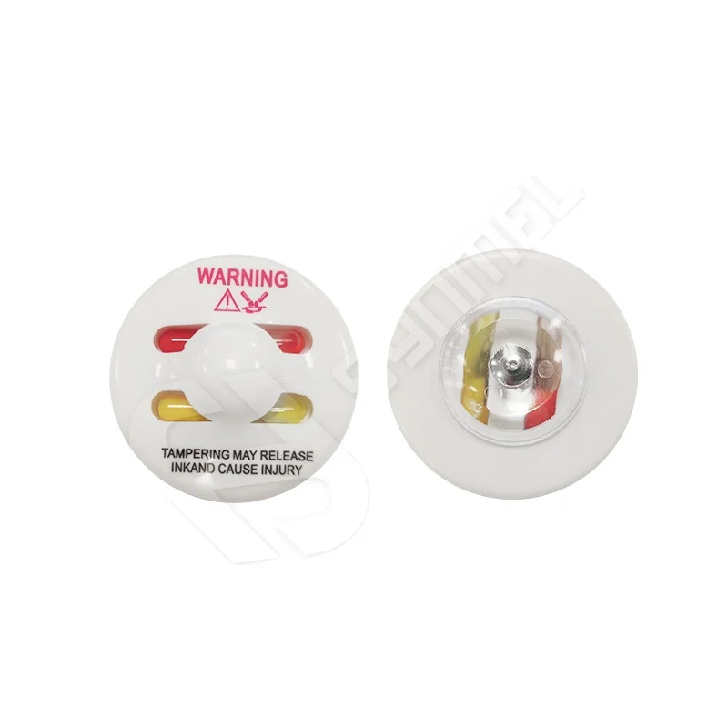 What are the characteristics of EAS round ink tags?